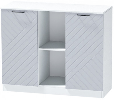 Комод №4 "Иннэс-7", Белый/Монблан Р-826