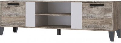 Тумба ТВ Парус-7 дуб юкон/белый