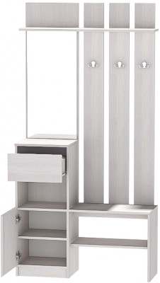 Кэт-1 Вешалка 1, Ясень анкор светлый/Графит