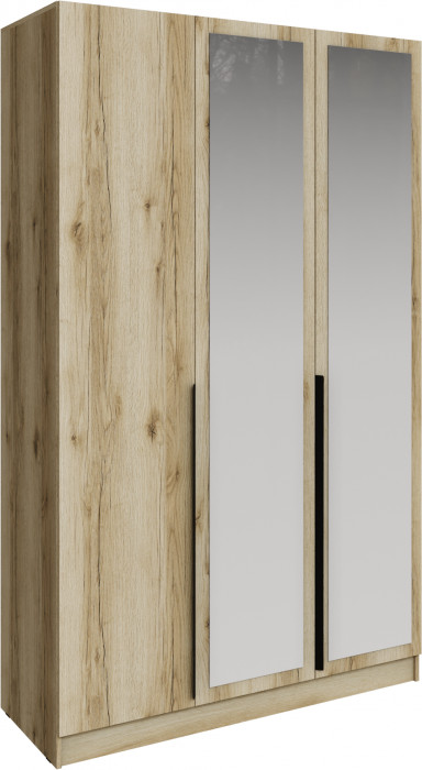 Шкаф Мадрид (1,4) с зеркалом, Дуб делано