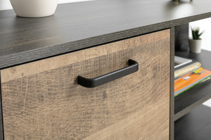 Трувор 13.241.06 Тумба для обуви + 13.307.01 Комод, дуб гранж песочный/интра