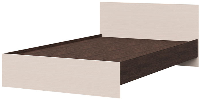 КР 557 Бася ЛДСП кровать 1400 венге/белфорт