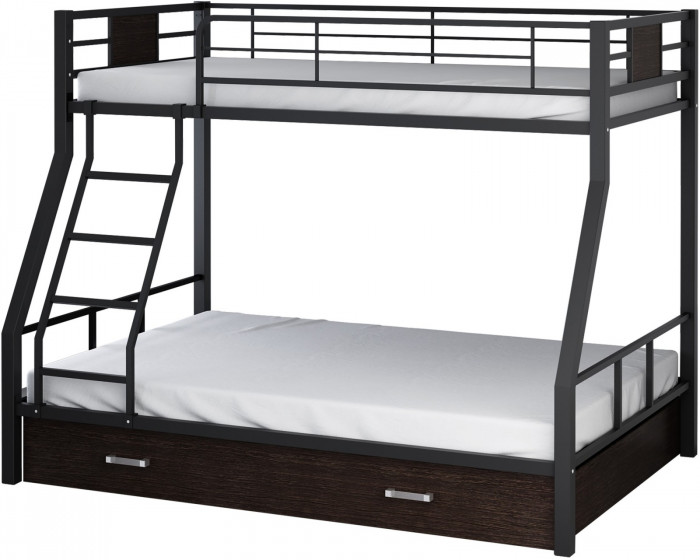 Двухъярусная кровать Гранада-1Я (Слоновая кость, Дуб молочный)