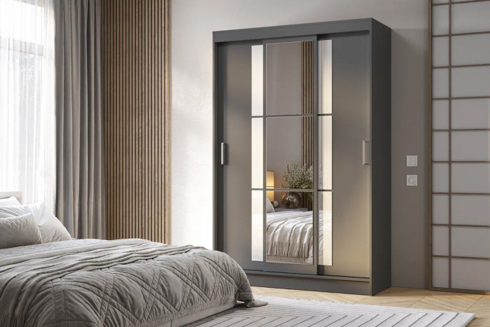 Шкаф-купе "Денвер" ШКК-03 Графит