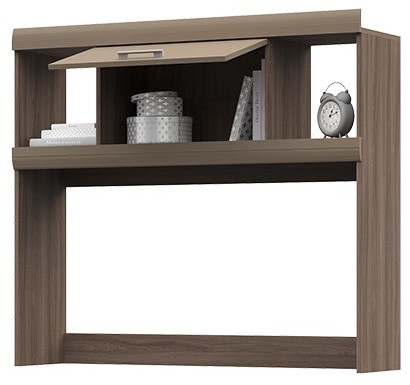 Симба надстройка для стола (1196*1072*314) ясень шимо темный/кофе с молоком