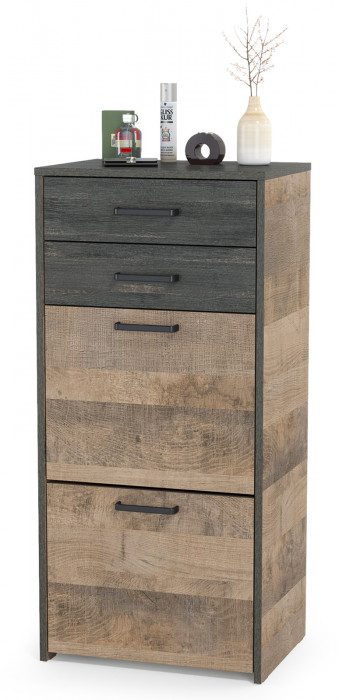 Трувор 13.241.06 Тумба для обуви, дуб гранж песочный/интра