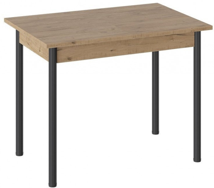 Родос Тип 1 стол с опорой d40 (Белый муар/Белый)