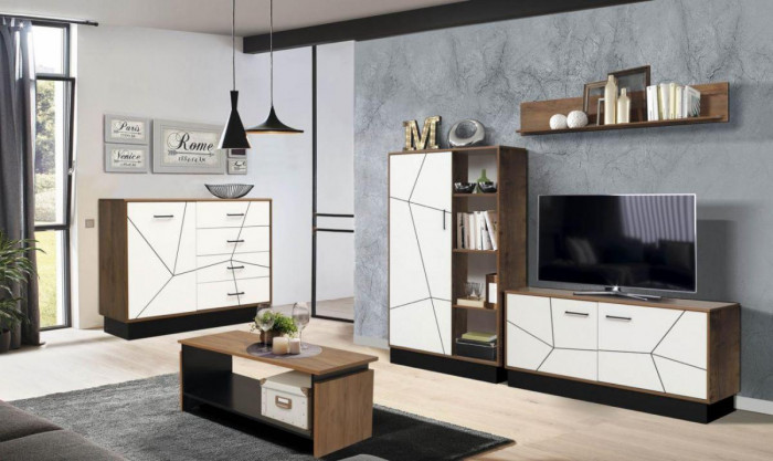 Стол журнальный Гамма 54.11 Таксония/Черный