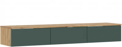 Норд Полка косметическая, Крафт золотой/Изумрудный