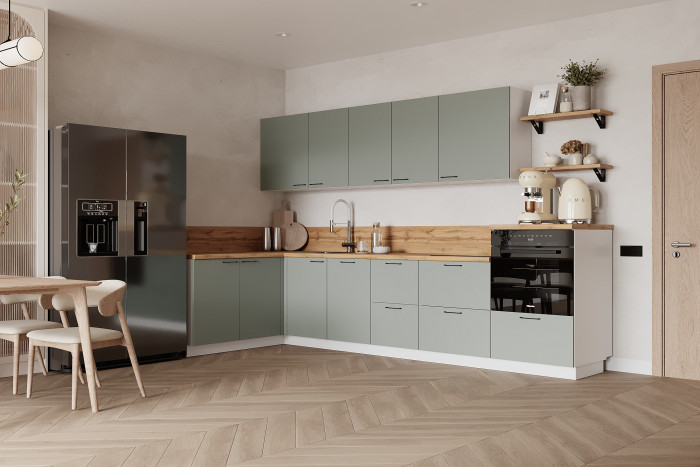 КГ Угловой 1500х3150 (с пм) Эмаль, Олива  Арника РМ в.4