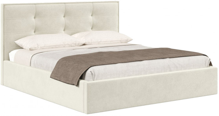 Кровать с подъёмным механизмом 1600 Римини, светло-бежевый 303