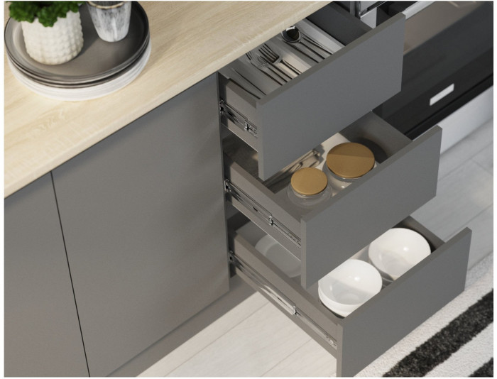 Кухня ЛДСП Челси 2000 (Белый)