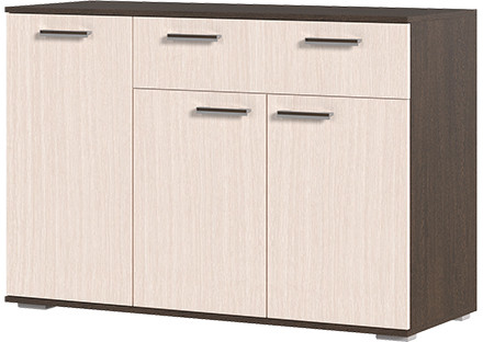 Комод К-4 венге/дуб белфорд