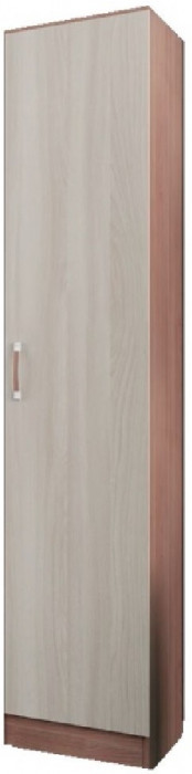 Шкаф Соло Эра (Вотан / Белый гладкий)