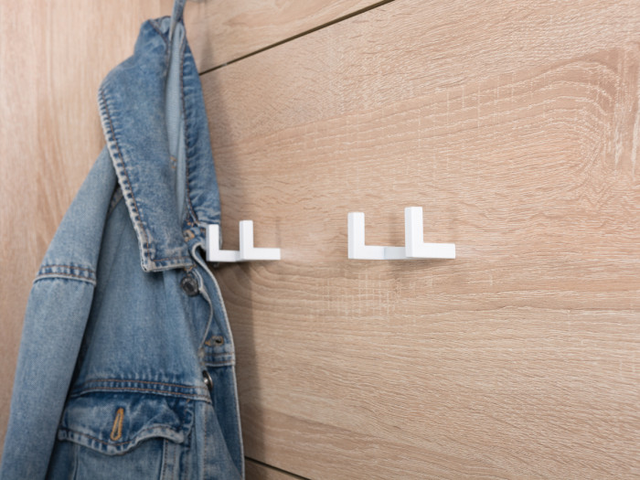 Куба Прихожая 19, цвет дуб сонома/белый премиум, ШхГхВ 105х38,3х210,6 см., универсальная сборка