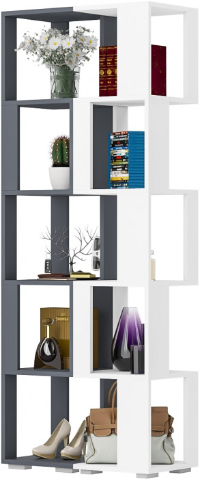 Стеллаж СВК 2 шт., графит/белый