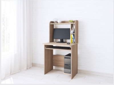 Компьютерный стол Грета-1 ясень шимо/дуб сонома