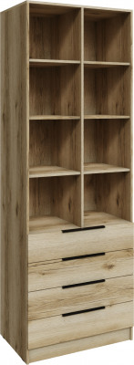 Стеллаж Мадрид (0,8) с 4 ящ., Дуб делано