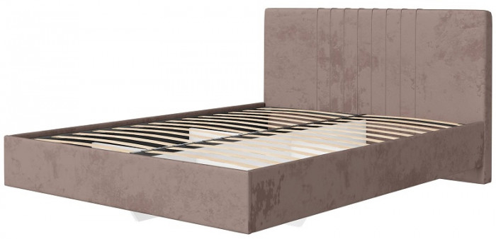 Кровать с латами Соло 180*200, Коричневый, бежевый