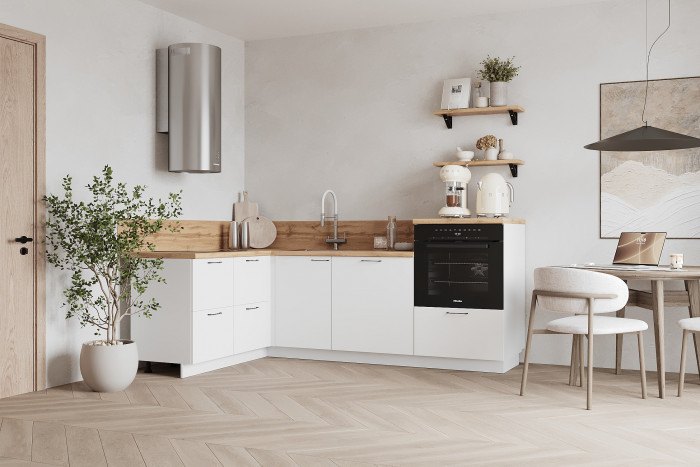 КГ Угловой 1500*2250 (с пм) , Белый софт матовый  Арника РМ в.2