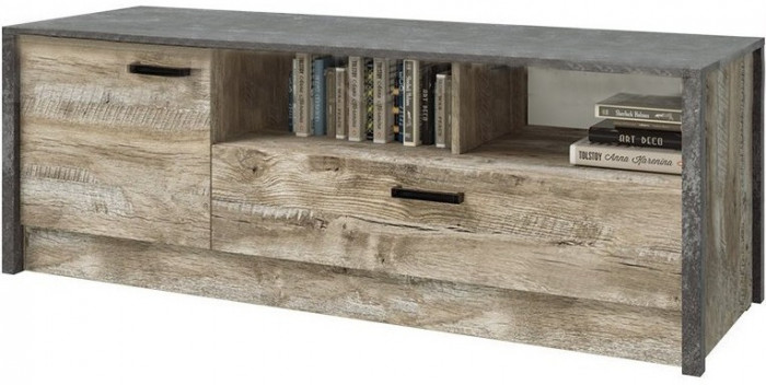 Модульная гостиная Амели (Дуб Юкон / Бетон темный)