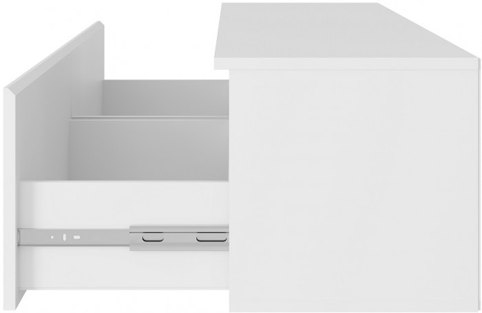 Тумба подвесная Симпл ШКН-07, белый