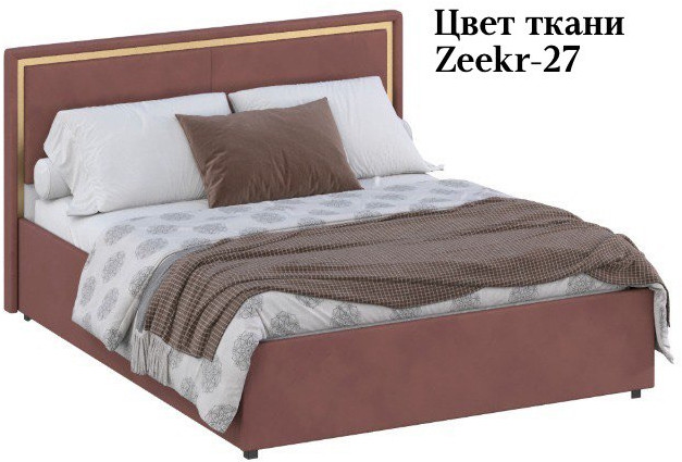 Кровать 120 с ортопед. основанием КР-431-М-12, Микровелюр Zeekr-27