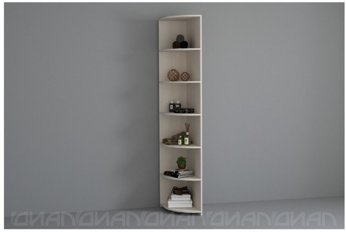 Кэт-6 Открытые полки, бодега (Бодега белая)