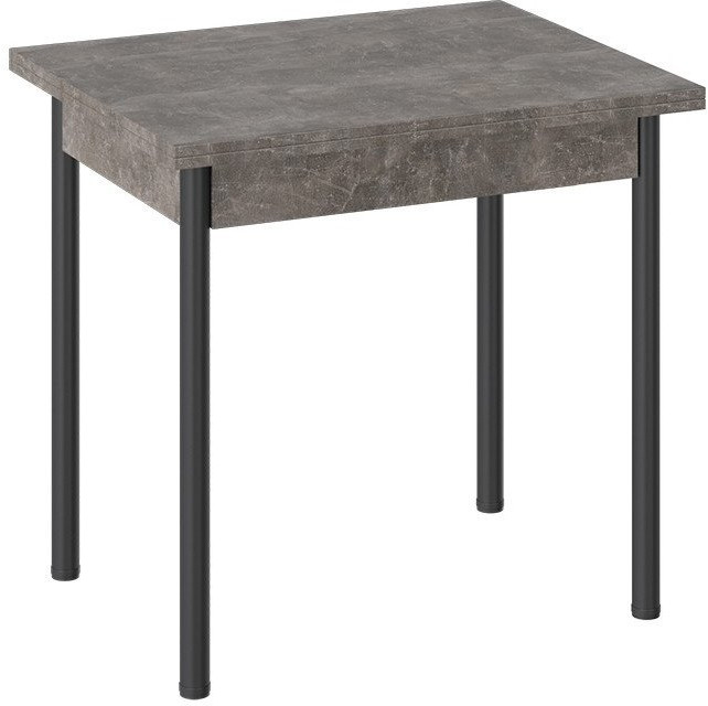 Родос Тип 2 стол с опорой d40 (Белый муар/Белый)