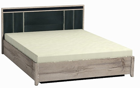 Кровать с ортопедическим основанием (металл) Nature 308 Люкс 140х200, гаскон