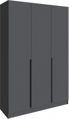 Шкаф Мадрид (1,5) без зеркала, Графит серый
