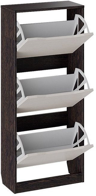 Тетра Тумба для обуви Тип 1 (Венге Цаво/Дуб Белфорд)