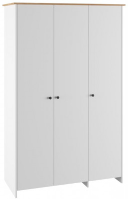 Шкаф трехстворчатый Теодора, Белый