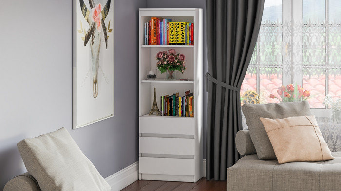 Мори Стеллаж МСТ600.3, белый