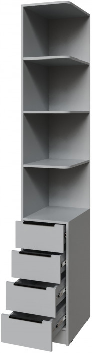 Шкаф Мадрид, композиция 14, Серый камень