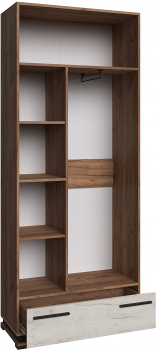 Модена Шкаф МШ-30 дуб крафт табачный/дуб крафт белый/венге