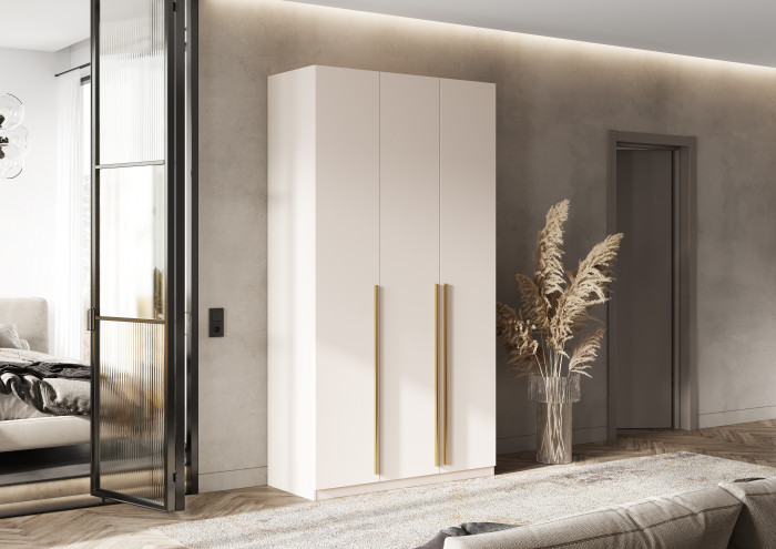 Ларго Шкаф 3-х створчатый 1200, Кашемир/Кашемир