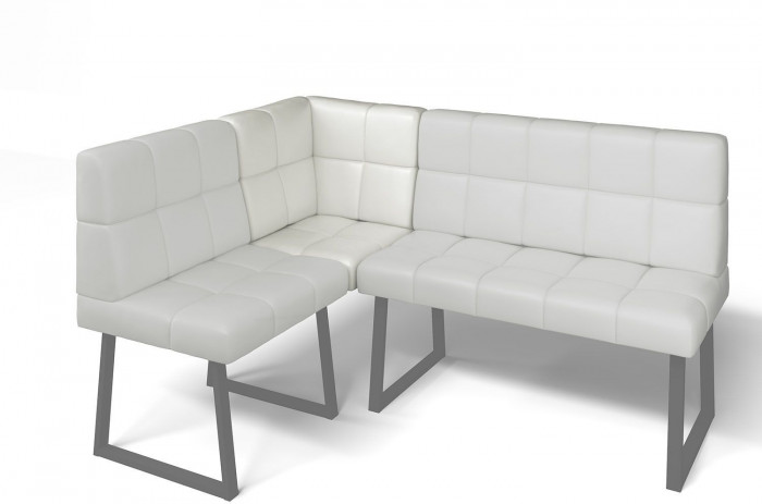 Кухонный диван Реал МУ 590 Милк/Черный муар