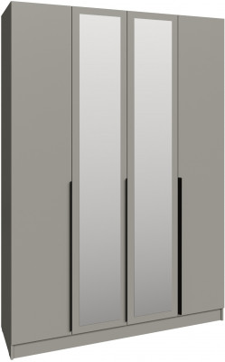 Шкаф Мадрид (1,6) с зеркалом, Мокко