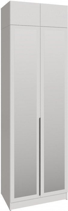 Шкаф Мадрид, композиция 15, Белый/Ателье светлое