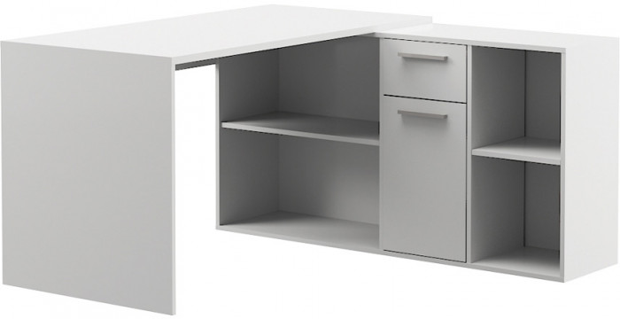 Лайт письменный стол 03.245F, белый шагрень