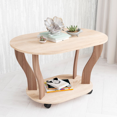 Стол Журнальный Консул-3 (900*560*600) дуб сонома/ясень шимо