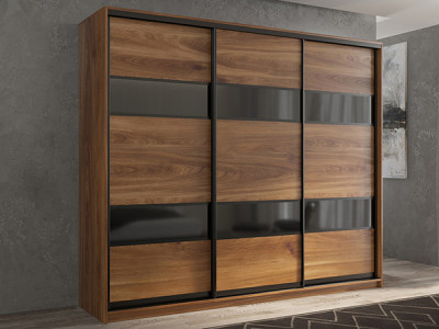 Шкаф-купе Кааппи 7 Кастелло Бренди 210х45х230 см