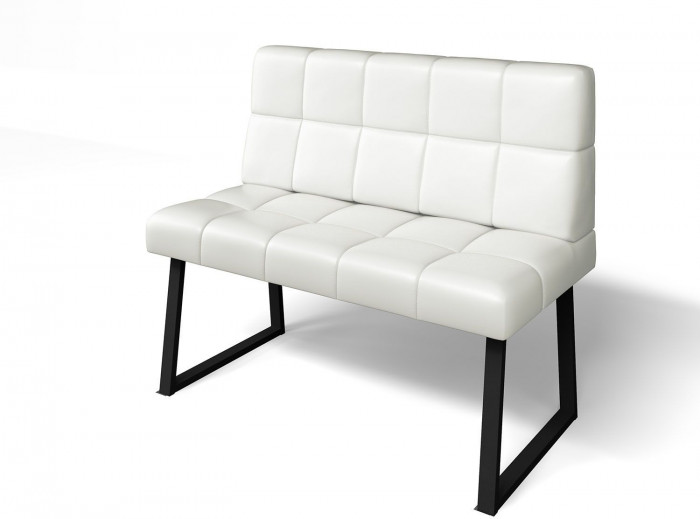 Кухонный диван Реал МД 1100 Милк/Черный муар