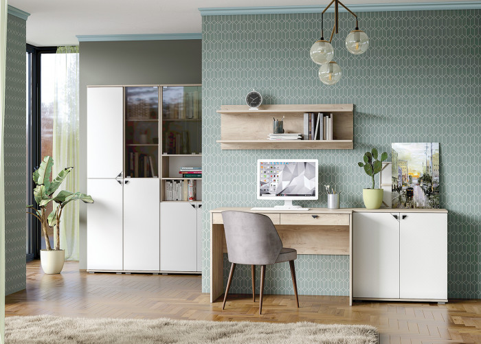 Бостон 12.69 компьютерный стол, дуб эндгрейн элегантный