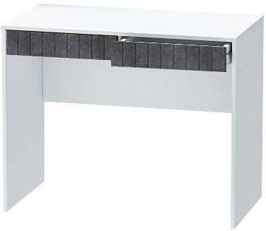 Столик туалетный "Иннэс-7", Белый/Бетон графит