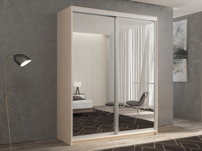 Шкаф-купе Кааппи 1 Дуб молочный 120х60х230 см