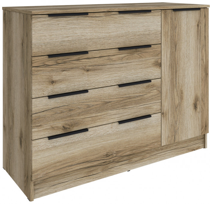 Комод для спальни Мадрид (1,2), Дуб делано