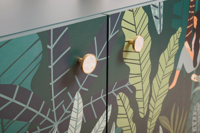 Либера Комод-тумба 16.230.01, пасифай/белый