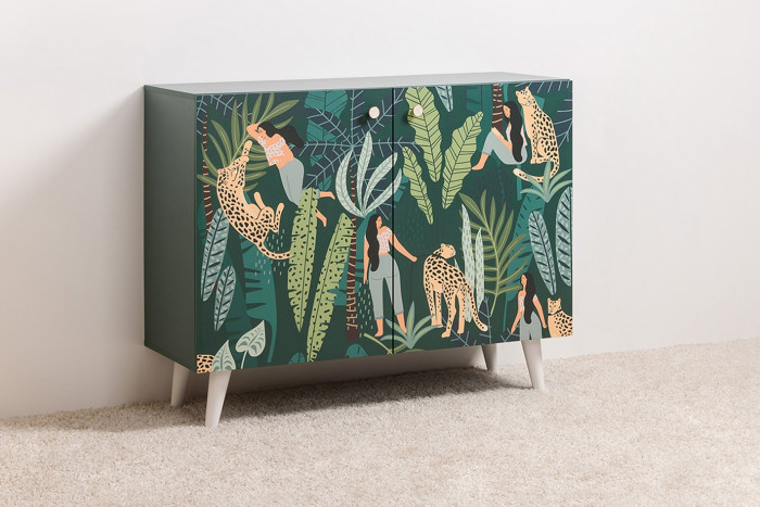 Либера Комод-тумба 16.230.01, пасифай/белый